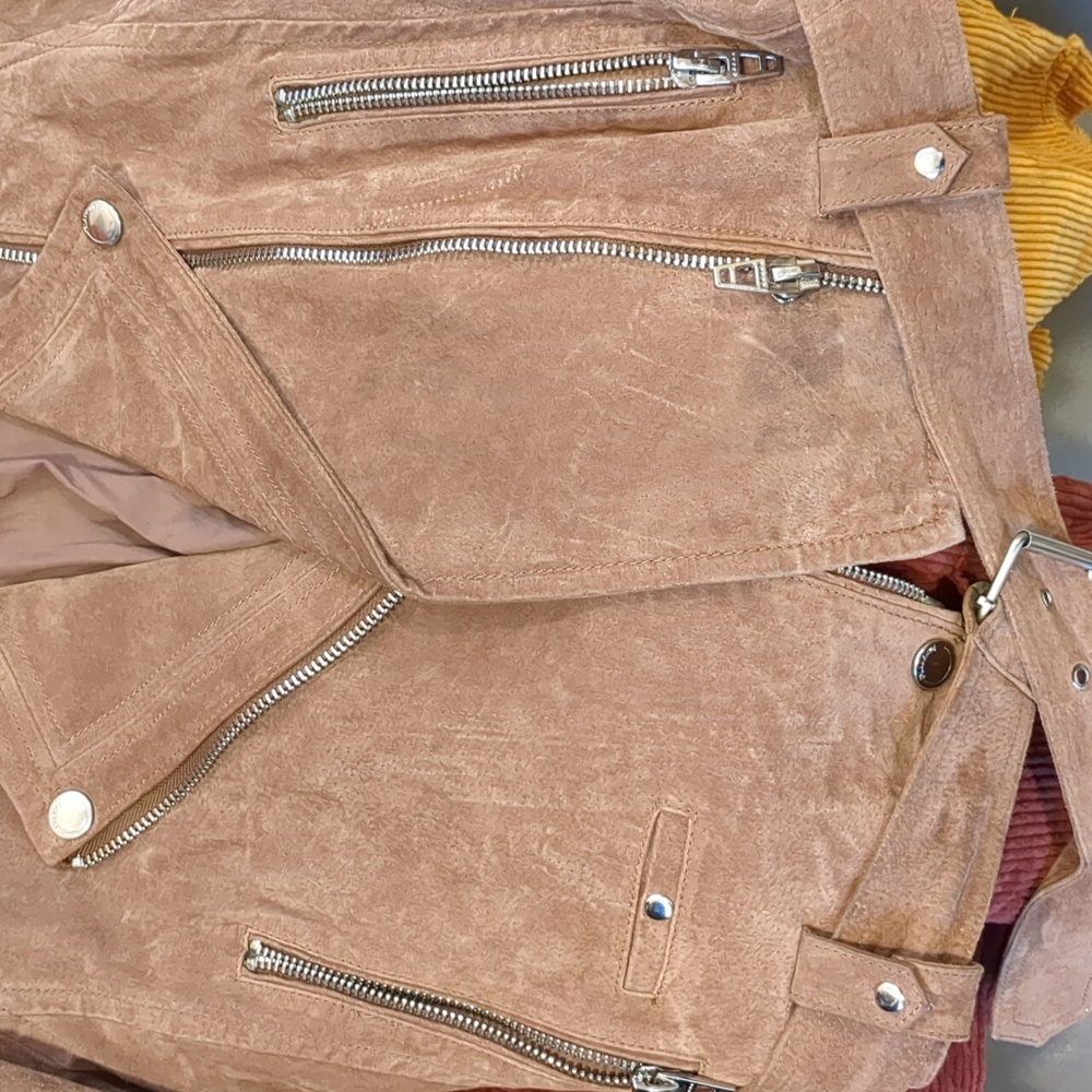 Blank NYC suede Moto jacket: coffee bean Color - Picture 9 of 9